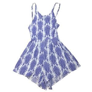 Jumper Womens Blue White Size Small